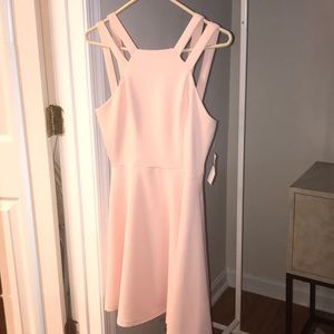 Formal pale pink dress